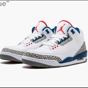 NIKE AIR JORDAN 3 RETRO OG 'TRUE BLUE' 🔥 RARE🔥